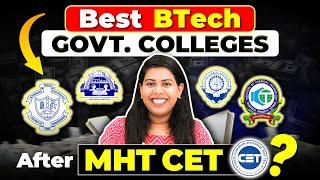 Best Govt. Colleges After MHT CET 2025BTech Admissions 2025#BTECH #COLLEGES #ADMISSIONS