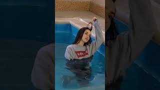Wetlook in Gymshark Leggings  Olivia's Pool Moment