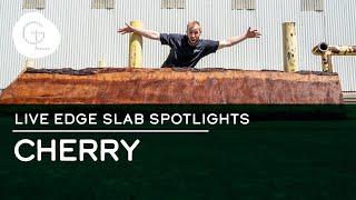 Cherry Wood Live Edge Slabs