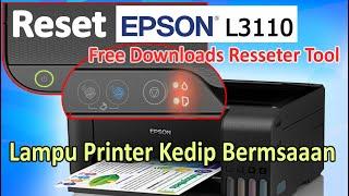 Reset Epson L3110 Printer | error lights blink together | Printer lights flicker together