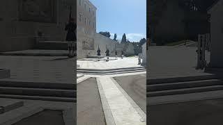 Evzones Greek Presidential Guard ( Τomb of Unknown Soldier ) Monument in Athens   8 - 3  - 2025