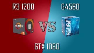 Ryzen 3 1200 vs Pentium G4560