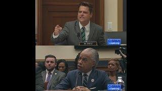 Exchange between Rep. Matt Gaetz and Reverend Al Sharpton