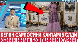 КЕЛИН САРПОСИНИ КАЙТАРИБ ОЛДИ! КЕЙИН НИМА БУЛГАНИ ХАММАНИ ХАЙРОН КОЛДИРДИ.. ХОЗИРОК КУРИНГ!