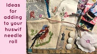 #roxysjournalofstitchery Ideas for your needle roll or huswif #slowstitch #handstitch #vintage