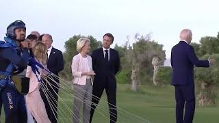 Biden wirkt orientierungslos beim G7-Gipfel - US-Präsident geht erneut viral | ntv