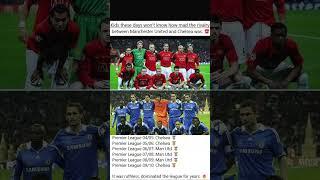 The DEADLY Chelsea vs Man Utd Rivalry That DOMINATED the Premier League!#chelsea #manchesterunited