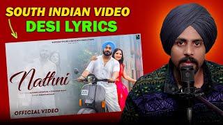 Explain South Indian Video and Punjabi Desi Lyrics | Nathni Sikandar Maan FT. Sakshi Agarwal