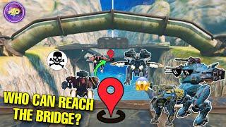  WHICH ROBOTS CAN GO UNDER THE BRIDGE IN WAR ROBOTS CASTLE MAP? || WR ||