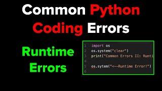 Common Errors Runtime