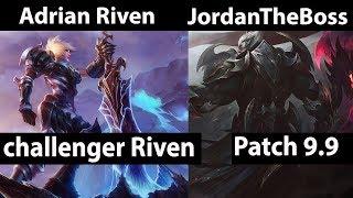 [ Adrian Riven ] Riven vs Darius [ JordanTheBoss ] Adrian Riven Stream Patch 9.9