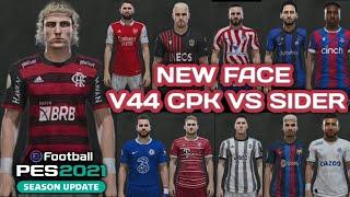 PES 2021 New Face De Ligt, A. Ramsey ,  Koke, Vlahovic, Salah, David Luiz,  A. Davies, Grealish V44