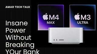 Apple Just BROKE The Game! Mac Studio M4 Max & M3 Ultra Are UNREAL! 