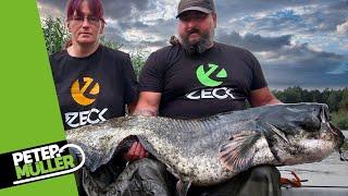 Welsangeln in der Heimat - Andrea und Rene räumen ab! #waller  #fishing  #angeln #catchandcook