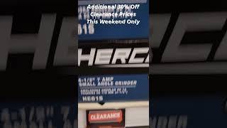 Harbor Freight Clearance Sale   Hercules Angle Grinder
