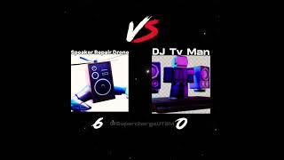 Speaker Repair Drone #vs DJ Tv Man #edit #foryall #speakerrepairdrone #djtvman #capcut