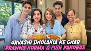 Urvashi Dholakia Ka Home Tour, Famous Recipe Aur Dilip Ke Saath Komolika Ki Acting! @FarahKhanK