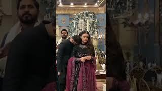 Zara Noor Abbas with Asad siddique at brother wedding  #wedding #zaranoorabbas #asadsiddiqui