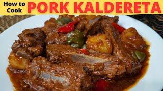 PORK RIBS CALDERETA | Kalderetang BaBoy | Pork KALDERETA | PORK Caldereta Recipe