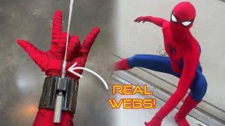 I Made a Spider-Man Suit with Real Web Shooters (+ How to Make Spider-Man Web Fluid)