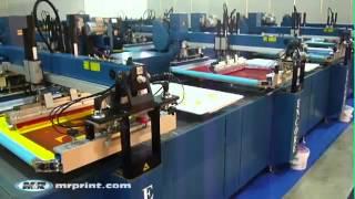 M&R Encore   Oval Automatic Screen Printing Press