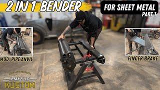 DIY Finger Brake & Pipe Anvil - ALL IN ONE - Save $ and SPACE!