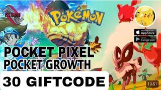 Pocket Growth & Pocket Pixel All 30 Giftcodes | 30 Free Codes Pocket Growth How to Redeem