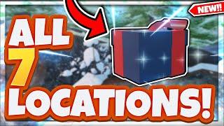 ALL *7* SPARKLING GIFT BOX LOCATIONS In Roblox The Winter Escape!