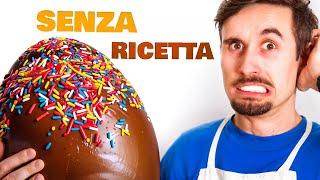 Cucino SENZA RICETTA un UOVO di PASQUA! Willy Wonka spostati