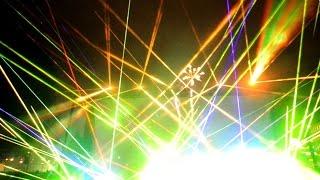 Massive outdoor Laser Show and Fireworks Spectacular for Pitt 2015 Homecoming