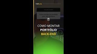 Como montar um portfólio back-end?