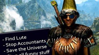 Skyrim but an AI writes my quest