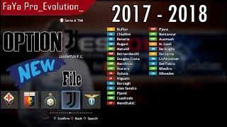 PES 2013 • Option File { 1 October 2017 } FINAL TRANSFER 2017/2018 || FOR PESEDIT 6.0 ||