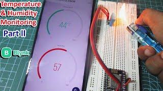 Temperature & Humidity Monitoring Using Blynk 2.0 Part-ll  l DHT11 Sensor Project Using ESP8266