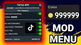 TikTok MOD APK 2024 (Unlimited Coins, No Watermark, 1M Followers, Premium, Region Unlocked)