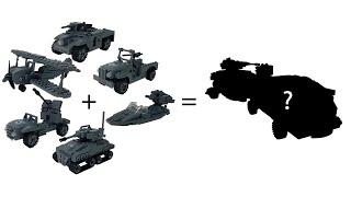 Jie Star Second War - 23058 - M26 Tank Transporter - All six collection can be fit