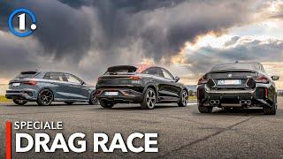 smart #3 BRABUS vs Audi RS3 vs BMW M2  DRAG RACE