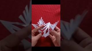 Looks complicated but easy to make paper cutting design -no glue #easydiy #paperart #papercrafts