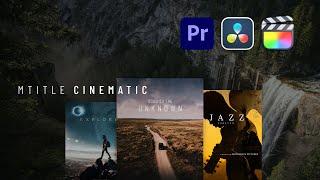 mTitle Cinematic Plugin - MotionVFX