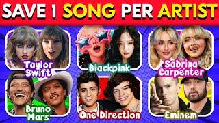 SAVE ONE SONG PER SINGERS AND BANDS  Music Quiz