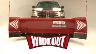 WESTERN® WIDE-OUT™ Adjustable Wing Snow Plow