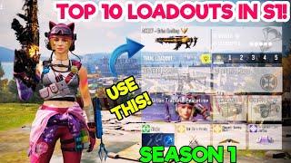 TOP 10 LOADOUTS in "SEASON 1" of Cod Mobile | codm br best gunsmith | codm br best guns | codm br