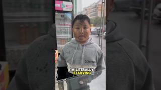 Struggling Boy Begs for Food, Then This Happened…  #shorts