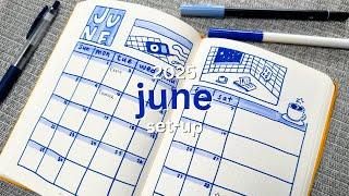 June 2025 Bullet Journal Setup  plan with me!