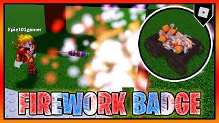 How to get the "FIREWORK" BADGE + FIREWORK ABILITY in ABILITY WARS || Roblox