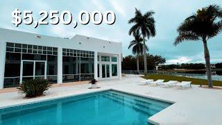 INSIDE A $5,250,000 LUXURY 5 BEDROOM WATERFRONT MANSION | HOME TOUR | SOUTH FLORIDA REALTOR