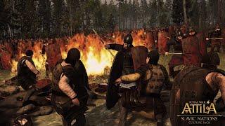 С ПРАЗДНИКОМ! СЛАВЯНЕ В БОЙ! СКЛАВИНЫ В TOTAL WAR ATTILA