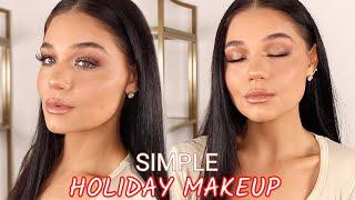 Simple HOLIDAY MAKEUP LOOK 2020 | Blissfulbrii