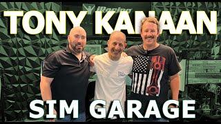 Checking out Tony Kanaan's new sim racing garage!