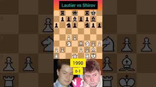 Lautier vs Shirov, 1990 #chess #chessgame